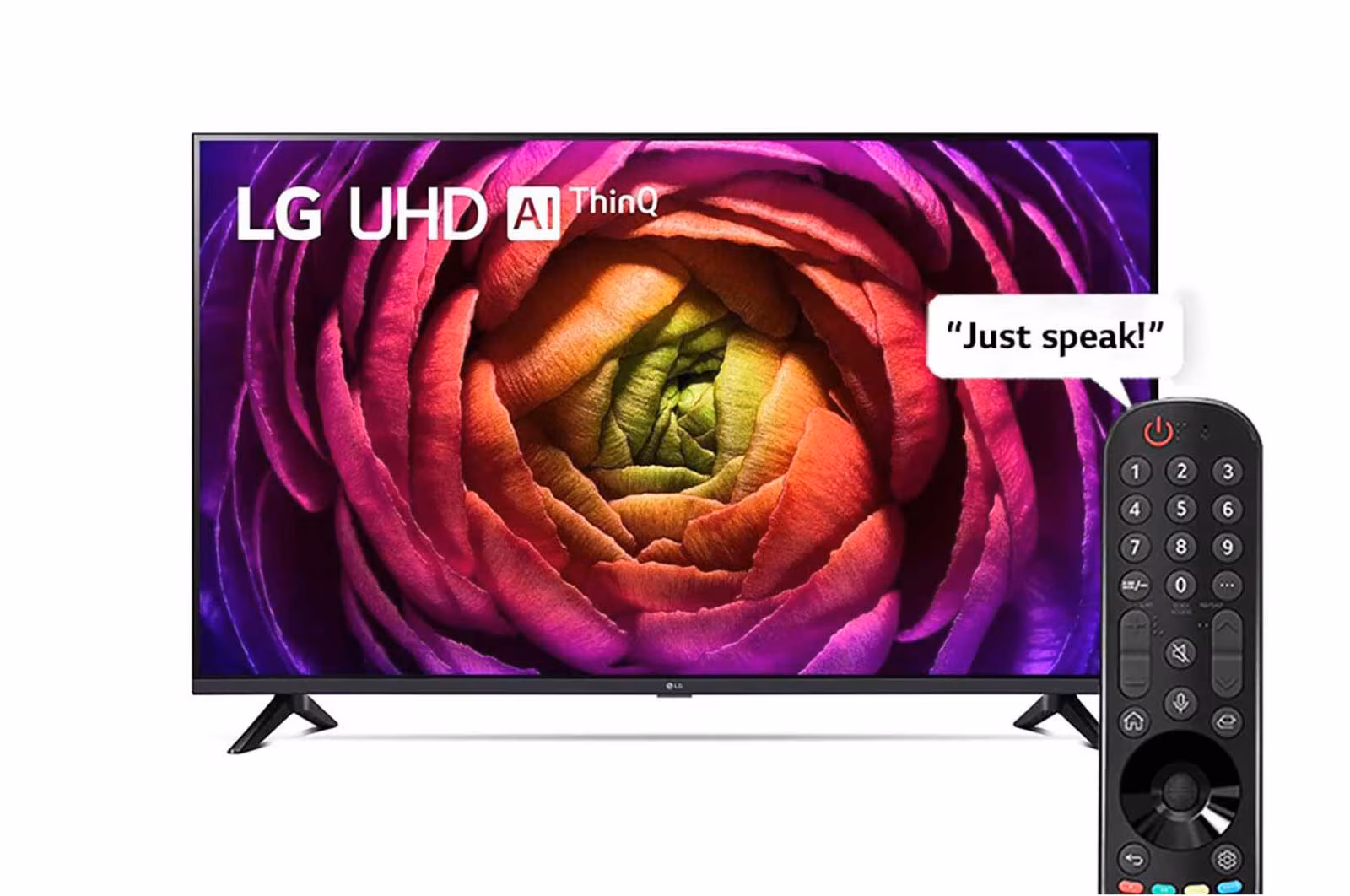 LG 50″ UHD 4K Smart TV, HDR WebOS, Smart AI 50UR73006LA